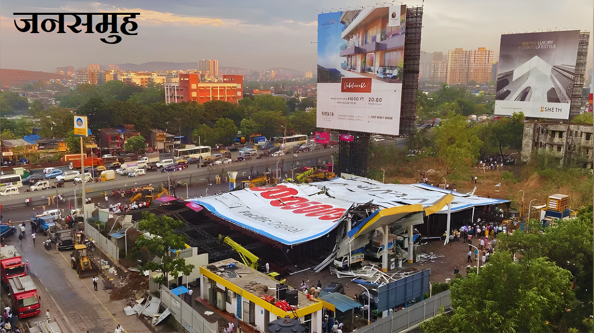 Mumbai Ghatkopar hoarding collapse